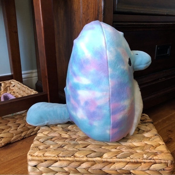 Squishmallows Mitch the tie dyed platypus (first to market) in size 8" - Picture 2 of 7